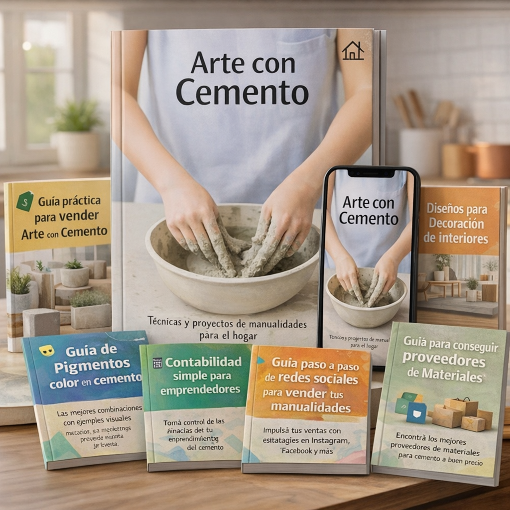 Arte con Cemento + 7 BONOS DE REGALO